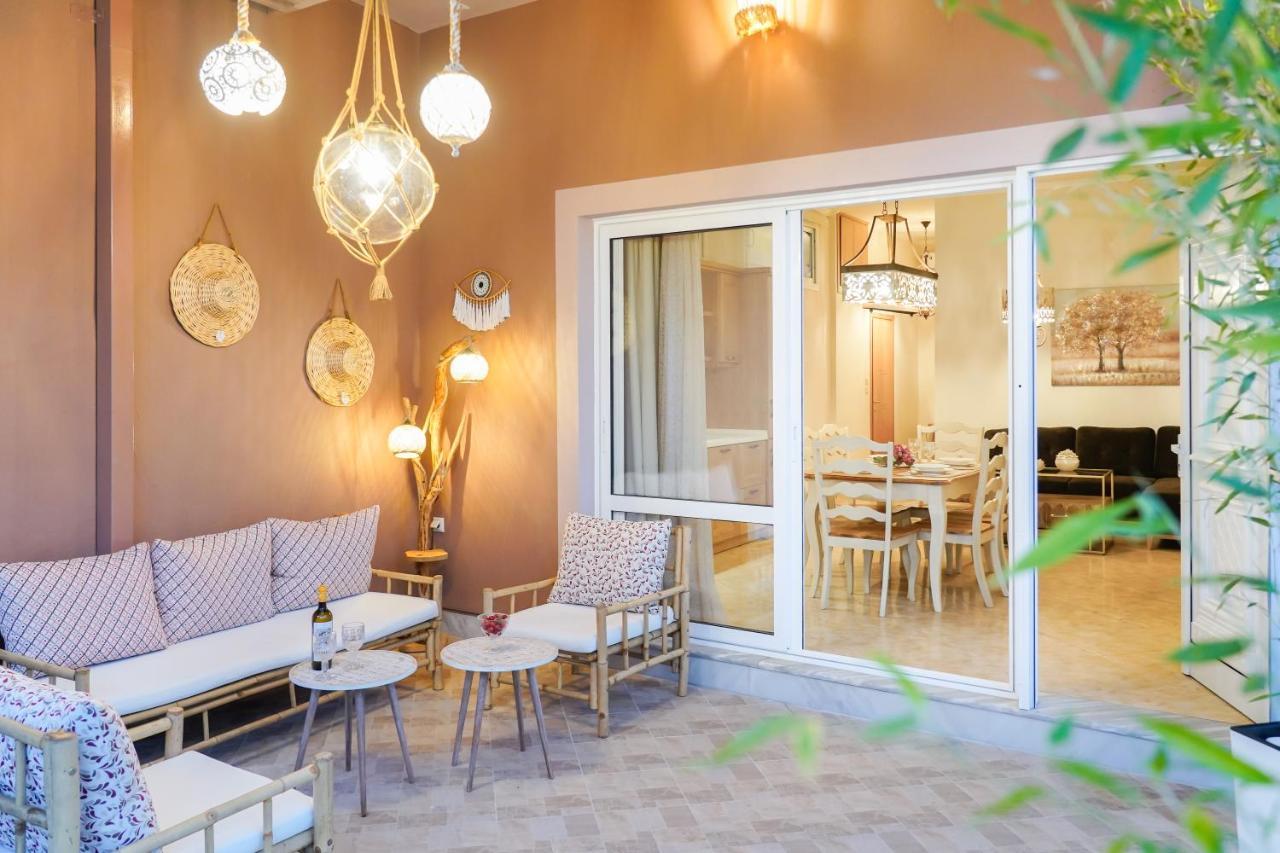 Luxury House Niso Vila Skala Sotiros Exterior foto